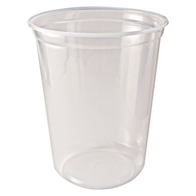 Fabri-Kal Clear Microwavable Deli Container, 32 oz. - 25ct. 20/CS (PK32TC)