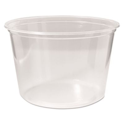 Fabri-Kal Clear Microwavable Deli Container, 16 oz. - 50ct. 10/CS (PK16C)