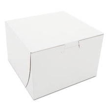 Load image into Gallery viewer, Lock Corner Bakery Box, White, 6&quot; x 6&quot; x 4&quot;, Non-Window - 250/BNDL (0909 / F202-0640)
