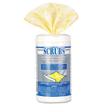 SCRUBS Stainless Steel Cleaner Towels, 1-Ply, 9.75" x 10.5", Lemon Scent, 30ct. - 6/CS (91930)