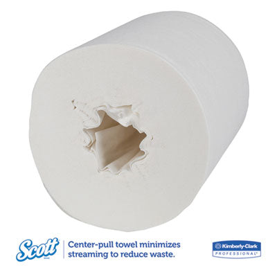 Scott Essential Center Pull Towels, White, 500-Sheet Rolls - 4/CS (01010)