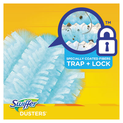 Swiffer Duster Refills, Light Blue, Unscented, 10ct. Box - 4/CS (21459)