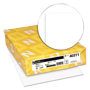 Exact Index Card Stock, 94 Bright, 90 lb Index Weight, 8.5 x 11, White, 250/Pack (40311)