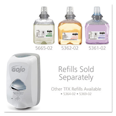 GOJO TFX Touch-Free Automatic Foam Soap Dispenser, 1200mL, Gray (2740-12)