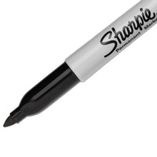 Load image into Gallery viewer, Sharpie Fine Tip Permanent Marker, Fine Bullet Tip, Black - 12ct.
