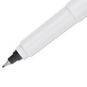 Sharpie Ultra Fine Tip Permanent Marker, Ultra-Fine Needle Tip, Black - 12/Box (37001)
