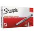 Sharpie Ultra Fine Tip Permanent Marker, Ultra-Fine Needle Tip, Black - 12/Box (37001)