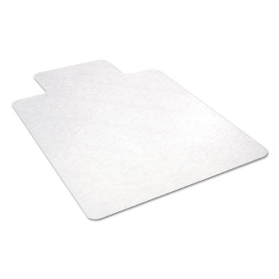 Alera All Day Use Non-Studded Chair Mat for Hard Floors, 45" x 53", Wide Lipped, Clear
