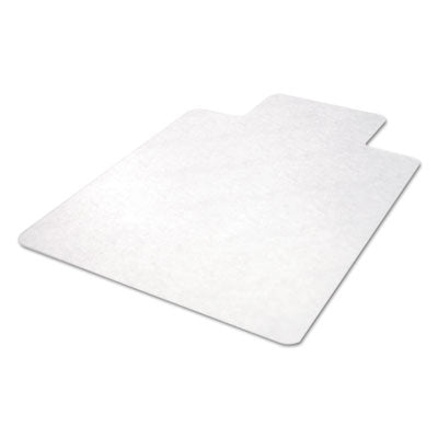 Alera All Day Use Non-Studded Chair Mat for Hard Floors, 45" x 53", Wide Lipped, Clear
