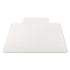 Alera All Day Use Non-Studded Chair Mat for Hard Floors, 45" x 53", Wide Lipped, Clear