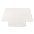 Alera All Day Use Non-Studded Chair Mat for Hard Floors, 45" x 53", Wide Lipped, Clear