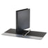 Universal Economy Round Ring View Binder, 3 Rings, 1" Capacity, 11" x 8.5", Black