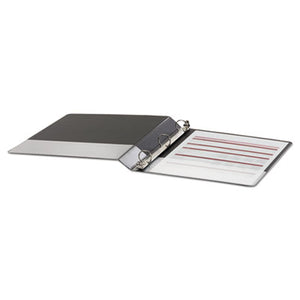 Universal Economy Round Ring View Binder, 3 Rings, 1" Capacity, 11" x 8.5", Black