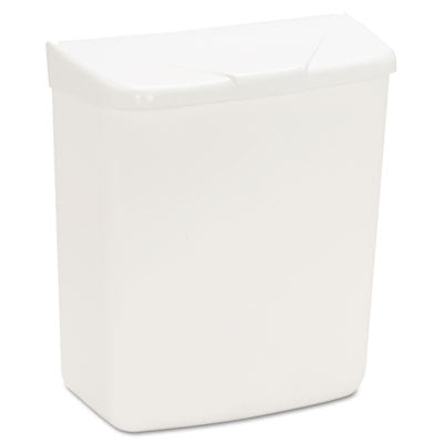 Sanitary Napkin Receptacle, Wall Mount, White (250-201W)