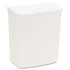 Sanitary Napkin Receptacle, Wall Mount, White (250-201W)