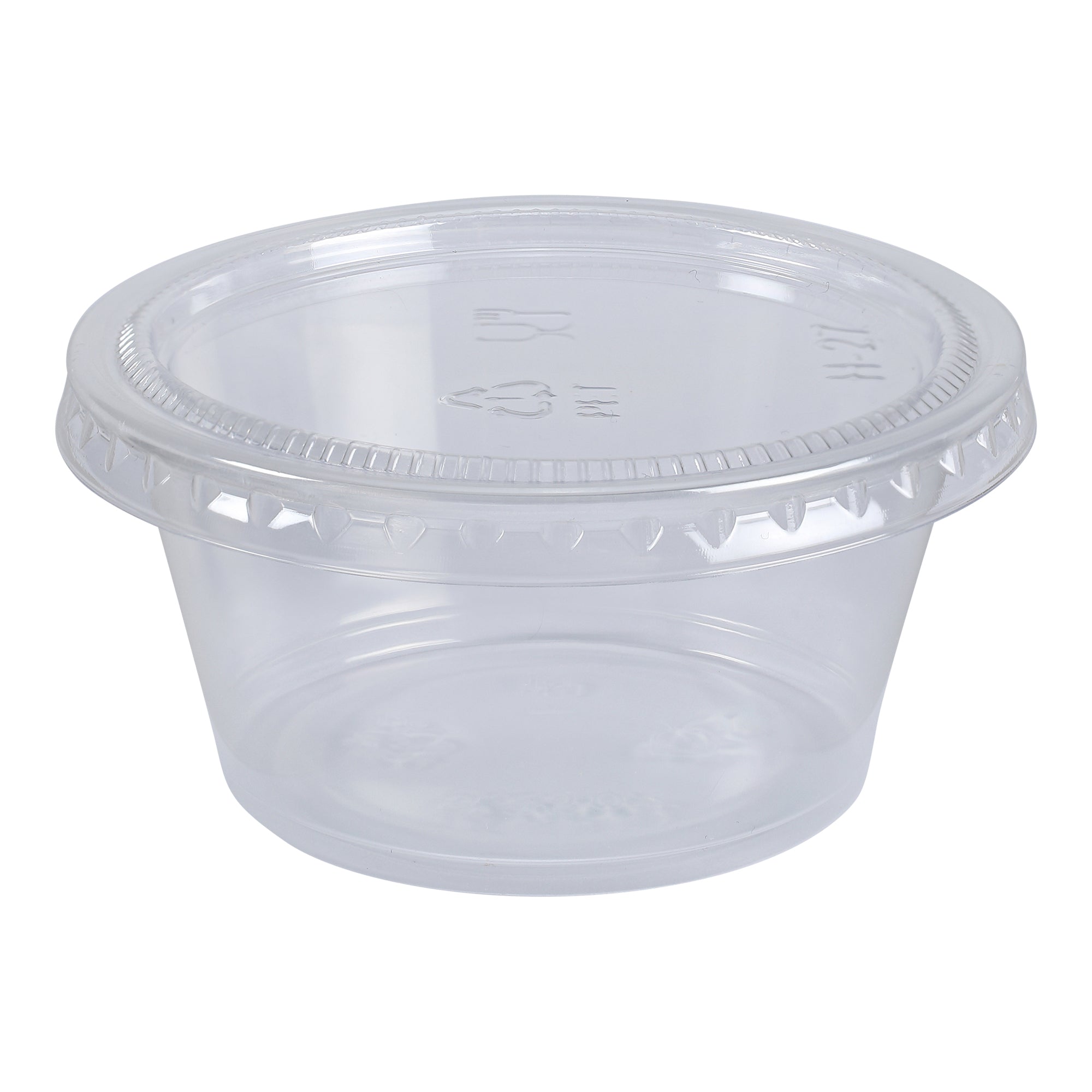 Empress Portion Cup Lid for 3.25oz, 4 oz. and 5.5 oz. Cup - 125ct. 20/CS (EPCLID3)