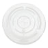 Empress Clear PET Cup Straw Slot Lid, Fits 32 oz. Cups - 50ct. 10/CS (EPETFL32)