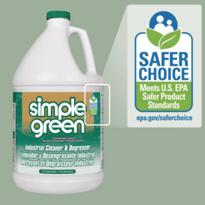 Simple Green Industrial Cleaner & Degreaser, Concentrated, 1 Gallon - 6/CS (13005)