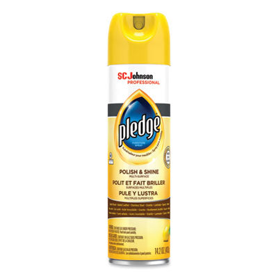 Pledge Furniture Polish, Lemon Scent 14.2 oz- 6/CS (301168)