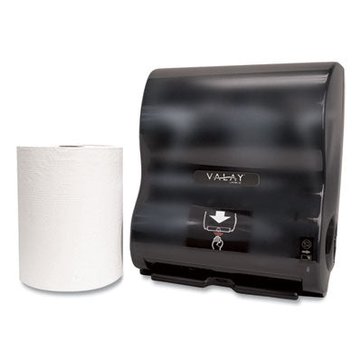 Morcon Valay Electronic Roll Towel Dispenser for 10" Roll Towels, Black (VT1010)