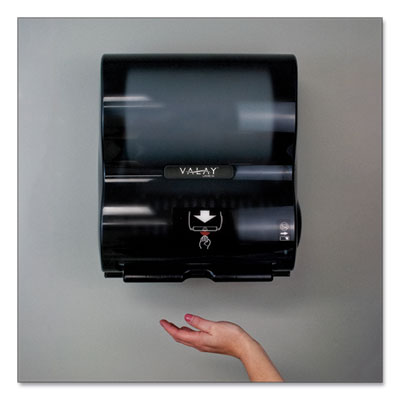 Morcon Valay Electronic Roll Towel Dispenser for 10" Roll Towels, Black (VT1010)