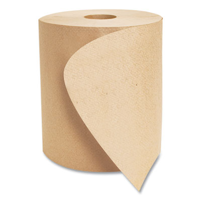 Morsoft Brown Roll Towels, 8" x 800' - 6/CS (R6800)
