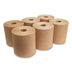 Morsoft Brown Roll Towels, 8" x 800' - 6/CS (R6800)