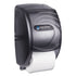 San Jamar Duett Standard Bath Tissue Dispenser, Oceans, Transparent Black Pearl (R3590TBK)