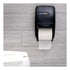 San Jamar Duett Standard Bath Tissue Dispenser, Oceans, Transparent Black Pearl (R3590TBK)