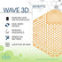 The Wave 3D Urinal Screen, Summer Sunshine, 2 per Pack, 5 Packs per Box