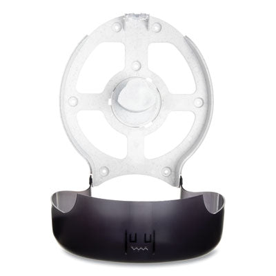 San Jamar Toilet Tissue Dispenser for 12" Jumbo Rolls, Single Roll (R6000TBK)