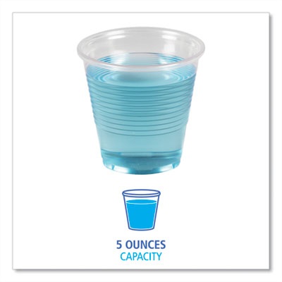 Translucent Plastic Cup, 5 oz. - 90ct. 28/CS (EK5B)