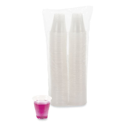 Translucent Plastic Cup, 3 oz. - 100ct. 20/CS (BWKTRANSCUP3)