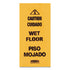 Rubbermaid Commercial Multilingual Wet Floor Safety Cone, 3' Tall, Yellow (FG627677YEL)