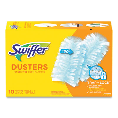 Swiffer Duster Refills, Light Blue, Unscented, 10ct. Box - 4/CS (21459)