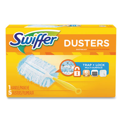 Swiffer Duster Starter Kit w/6" Handle, 1 Handle & 5 Dusters - 6/CS (11804)