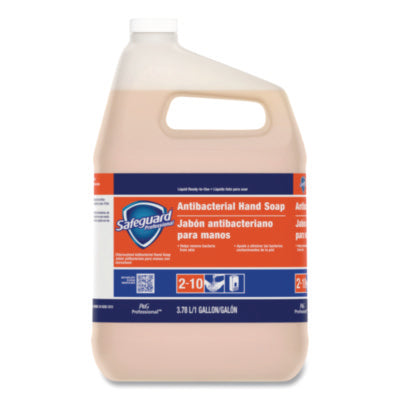 Safeguard Professional Antibacterial Liquid Hand Soap, Light Scent, 1 Gallon - 2/CS (02699)