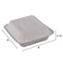 Empress Earth Hinged Lid Container, 1 Compartment, 8" x 8" x 3.19" - 100ct. 2/CS (EDHL-81)