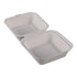 Empress Earth Hinged Lid Container, 1 Compartment, 6" x 6" x 3" - 125ct. 4/CS (EHL-66)