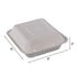 Empress Earth Hinged Lid Container, 1 Compartment, 6" x 6" x 3" - 125ct. 4/CS (EHL-66)