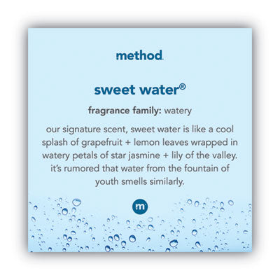 Method Foaming Hand Wash, Sweet Water Scent, 10 oz. - 6/CS (MTH00361)