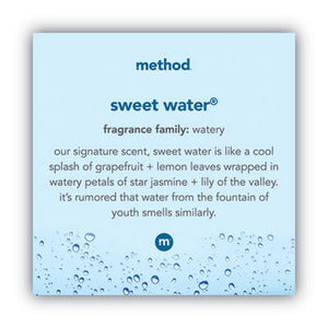 Method Foaming Hand Wash, Sweet Water Scent, 10 oz. - 6/CS (MTH00361)