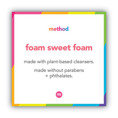 Method Foaming Hand Wash, Pink Grapefruit Scent, 10 oz. - 6/CS (01361)