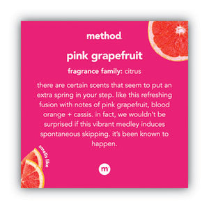 Method Foaming Hand Wash, Pink Grapefruit Scent, 10 oz. - 6/CS (01361)