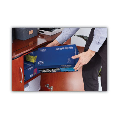 Brother TN436C Super High-Yield Toner, 6,500 Page-Yield, Cyan