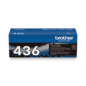 Brother TN436BK Super High-Yield Toner, 6,500 Page-Yield, Black