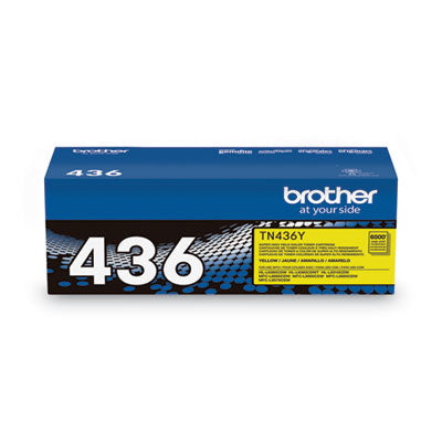 Brother TN436Y Super High-Yield Toner, 6,500 Page-Yield, Yellow