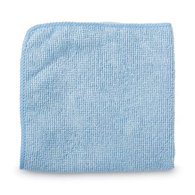 Rubbermaid Commercial Microfiber Cleaning Cloths, 16" x 16", Blue - 24/Pack (1820583)