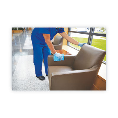 Rubbermaid Commercial Microfiber Cleaning Cloths, 16" x 16", Blue - 24/Pack (1820583)