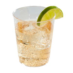 Comet Smooth Wall Clear Plastic Tumbler, 8 oz., 25ct. - 20/CS (T8T)